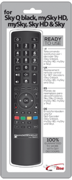 Uniwersalny Pilot GBS do SAT SKY Q + SKY HD My Sky(bez kodowania) JL1709 PL-A2