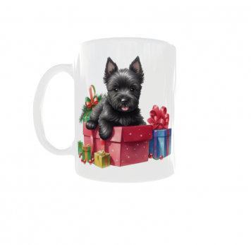 Kubek 300ml Psiarz Psiarka Pies Piesek Dog Święta Boże Narodzenie v1