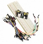 SE KIT 3in1 Eom Breadboard Black Power Module 830-Point Breadboard with 65 Jumper Wires
