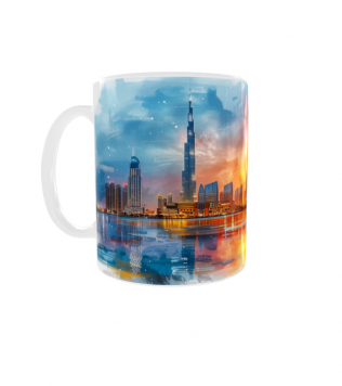 Kubek 300ml Wakacyjne Podróże Miasta Emiraty DUBAI