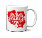 Kubek 300ml Patriotyczny Mapa Polska Orzeł