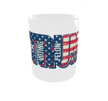 Kubek 330ml MAGA 2024 Donald TRUMP Wybory USA FElon v1
