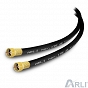 ARLI Kabel wtyk F - wtyk F GOLD 1m 135dB CZARNY /11158/
