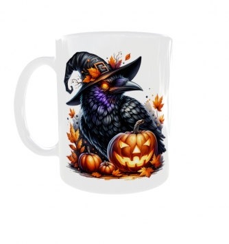 Kubek 330ml HALLOWEEN Duch Dynia Duszek Kruk Duchy Prezent v6