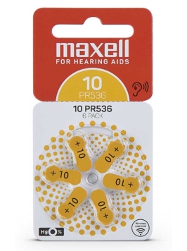 Bateria 10 Maxell PR536 SET 6 - 6szt/6pcs