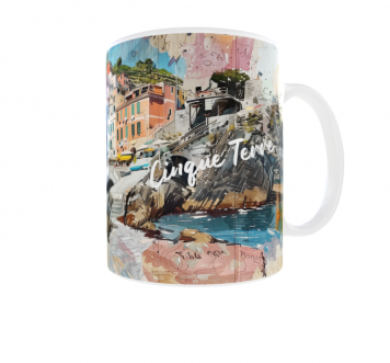 Kubek 330ml NEW Wakacyjne Podróże Cinque terre Cingue Terre Włochy