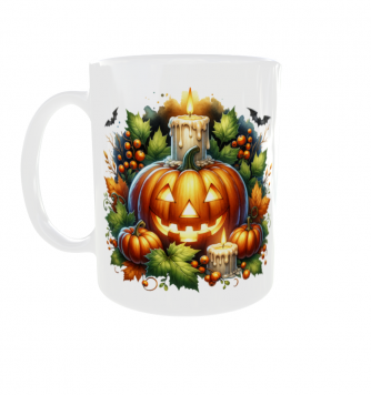 Kubek 330ml HALLOWEEN Duch Dynia Duszek Jesień Duchy Prezent v11