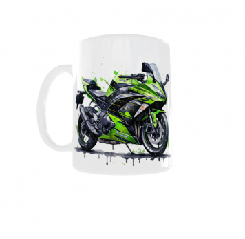 Kubek 300ml dla fana Motorów Motor Ścigacz Motocykl green