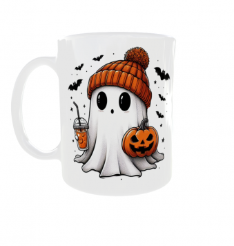 Kubek 330ml HALLOWEEN Duch Dynia Duszek ghost Duchy Prezent v5
