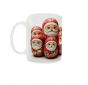 Kubek 300ml Santa Doll Matrioszka Świąteczna
