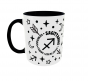 Kubek Znaki Zodiaku Horoskop Astrologia v9 Sagittarius Strzelec black
