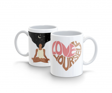 Kubek 300ml Medytacja Namaste Meditation Time v7