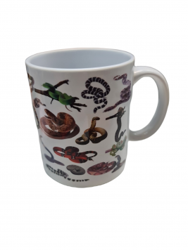 Kubek ceramiczny 300ml wężowy kubek wąż