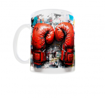 Kubek 330ml dla Boksera Box Boks Boxing Ring Rękawice v1