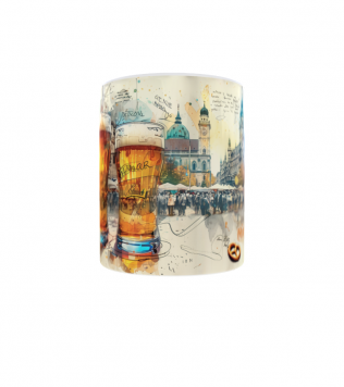 Kubek 300ml Wakacyjne Podróże Miasta Niemcy Monachium Munchen
