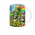Kubek 330ml NEW Wakacyjne Podróże Wyspa Wielkanocna Easter Island