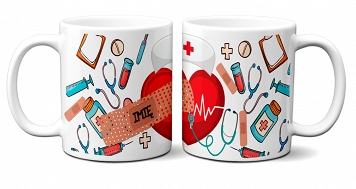 300ml Kubek Pielęgniarki Pielęgniarka + IMIĘ