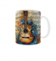 Kubek 300ml Muzyczny Gitara Gitary nuty v2