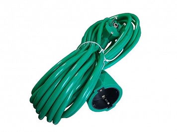 Alien Kabel przedłużacz 3x1.5mm cu zielony green Schuko 30m - Cablu prelungitor 3x1.5mm cu cupla 30m Alien verde 