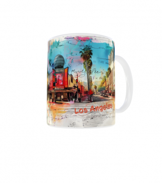 Kubek 300ml Wakacyjne Podróże Miasta USA Los Angeles