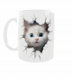 Kubek 300ml dla Kociarza Kot Kotek 3D v2
