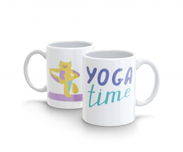 Kubek 300ml Joga Namaste Yoga Time v5