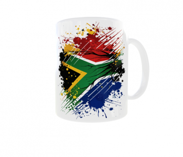 Kubek Barwy Narodowe Flaga Godło Państwa South Africa RPA