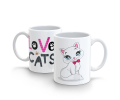 Kubek 300ml dla Kociarzy Kot Kotek LoveCat v3