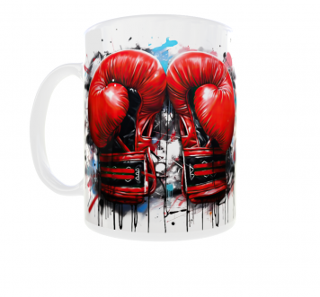 Kubek 330ml dla Boksera Box Boks Boxing Ring Rękawice v3