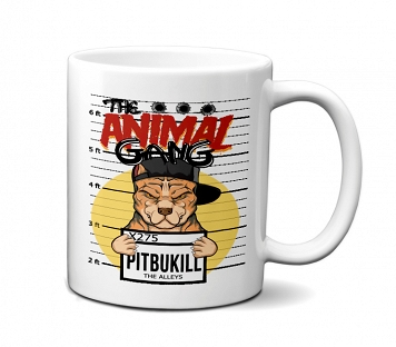 Kubek 300ml Animal Gang Pitbull Pitbukill