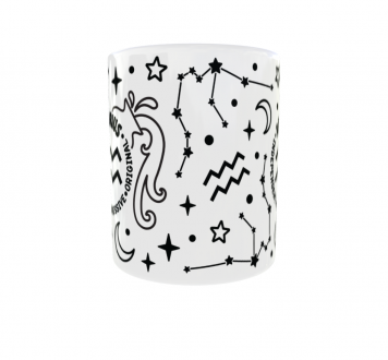 Kubek Znaki Zodiaku Horoskop Astrologia v1 Aquarius Wodnik
