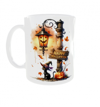 Kubek 330ml HALLOWEEN Duch Dynia Duszek Kot Duchy Prezent v3