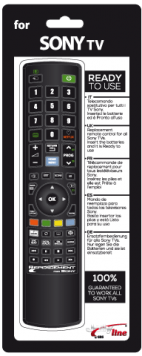 Uniwersalny Pilot GBS do LCD SONY netflix (bez kodowania) JL1717 PL-A2