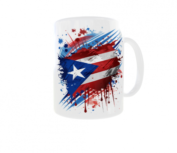 Kubek Barwy Narodowe Flaga Godło Państwa Puerto Rico