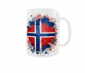 Kubek Barwy Narodowe Flaga Godło Państwa Norway Norwegia