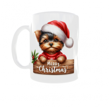 Kubek dla Psiarzy Pies Merry Christmas Święta Boże Narodzenie v5