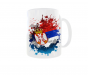 Kubek Barwy Narodowe Flaga Godło Państwa Serbia