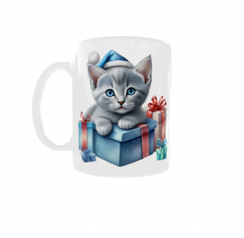 Kubek 300ml Kociarza Kot Kotek Cat Święta Boże Narodzenie v10