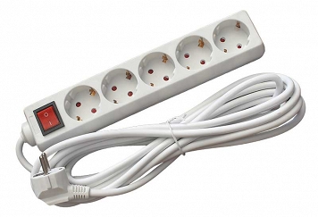 Alien Listwa zasilająca przedłużacz 5 gn socket 1.5m /3x1.5mm2 cu/ Schuko - 5cai 1.5m 3x1.5mm2 cu intr Alien