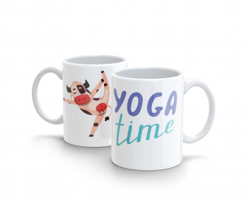 Kubek 300ml Joga Namaste Yoga Time v7