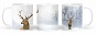 KUBEK 300ml Akwarele Jeleń Zima Deer Snow JetJet