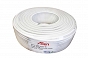 Kabel koncentryczny coaxial RG6 alb 48x0.12mm 1.02mm CCA 100m - TZS-48A-W