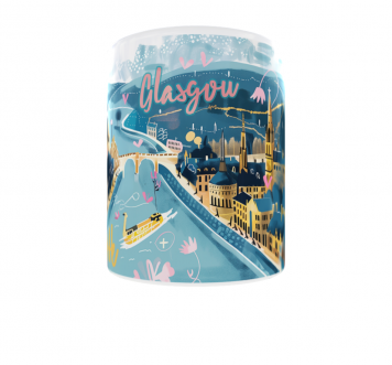 Kubek 330ml NEW Wakacyjne Podróże Szkocja Glasgow