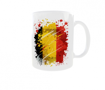 Kubek Barwy Narodowe Flaga Godło Państwa Belgia