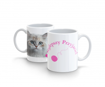 Kubek 300ml dla Kociarza Najlepszy Przyjaciel Kot v6