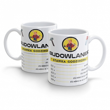 KUBEK Zawodowca Stawka Godzinowa BUDOWLANIEC budowa