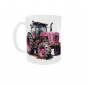 Kubek 300ml Różowy Traktor Tractor Ciągnik Pink