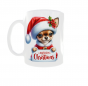 Kubek dla Psiarzy Pies Merry Christmas Święta Boże Narodzenie v2