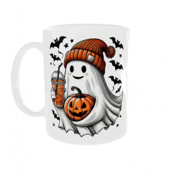 Kubek 330ml HALLOWEEN Duch Dynia Duszek ghost Duchy Prezent v4