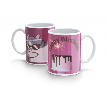 Kubek 300ml dla Kociarzy Kot Kotek LoveCatB2 v1